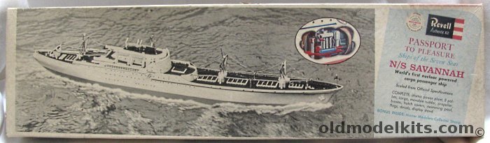 Revell 1/381 N/S Savannah Nuclear Merchant Ship - Passport to 